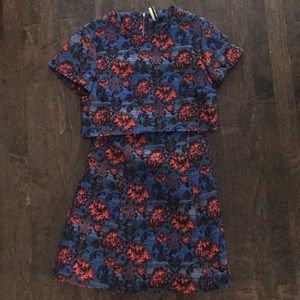 Topshop navy popover dress (worn once!)